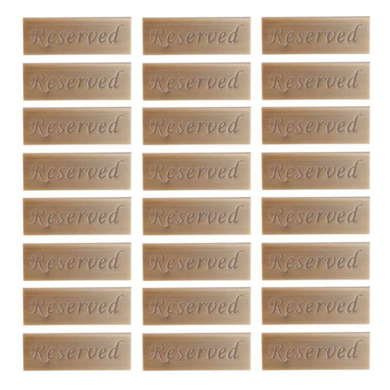 Wedding Church LUOZZY 2Pcs Reserved Signs Metal Tent Place Cards Reserved Table Signs for Restaurant Business Meeting Wedding Church LUOZZY 2Pcs Reserved Signs Metal Tent Place Cards Reserved Table Signs for Restaurant Business Meeting