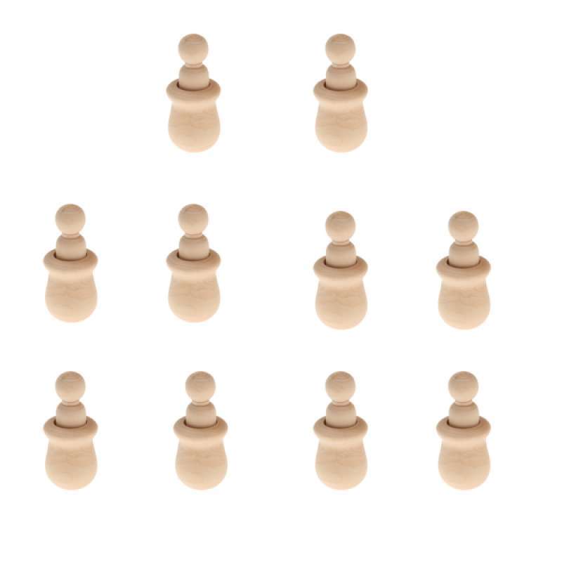 Jual 10 Wooden Toys Wooden Peg People Nesting Set Baby Toys Nursery Decor Online Desember 2020 Blibli