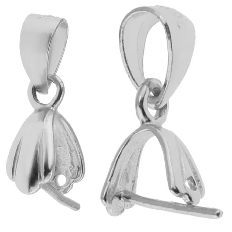 2pcs 925 Sterling Silver Clasp Pinch Clip Bail Pendant Jewelry Connectors Terbaru Agustus 2021 Harga Murah Kualitas Terjamin Blibli - Sterling Silver Pendant Pinch Bail Clasp Connector