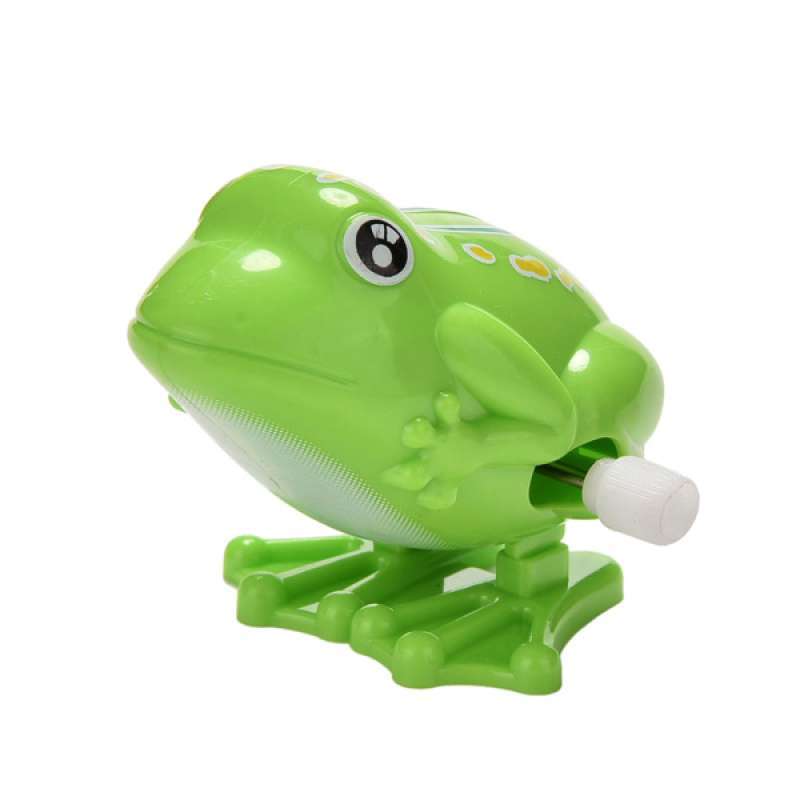 Lovely Plastic Jumping Frog Clockwork Toy Wind Up Toy For Children Kids Gifts 