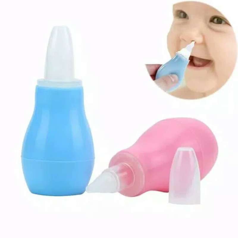 Pembersih Sedotan Penyedot Ingus Hidung Untuk Bayi Baby Cleanser Nasal Aspirator Biru