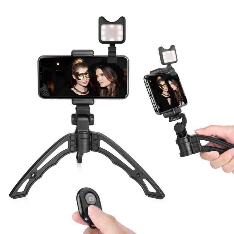 Jual Apexel Switchpod Vlogging Mini Tripod Remote Ring Light Jj04bl Online Februari 2021 Blibli