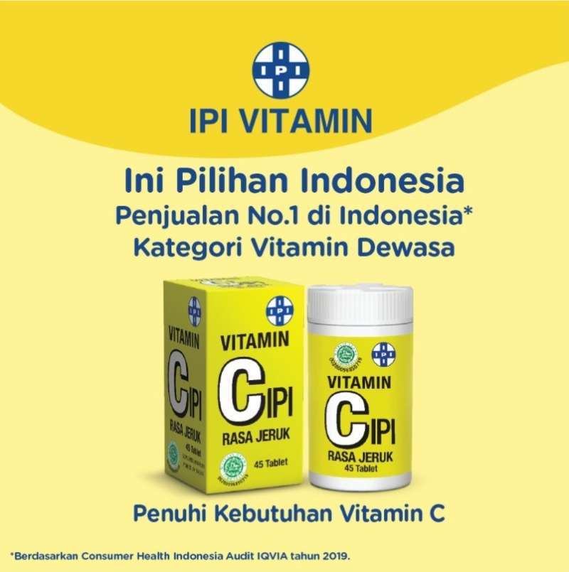 Jual Vitamin C Ipi Vit C Ipi 50 Mg Isi 45 Tablet Suplemen Makanan Kesehatan Terbaru Juli 2021 