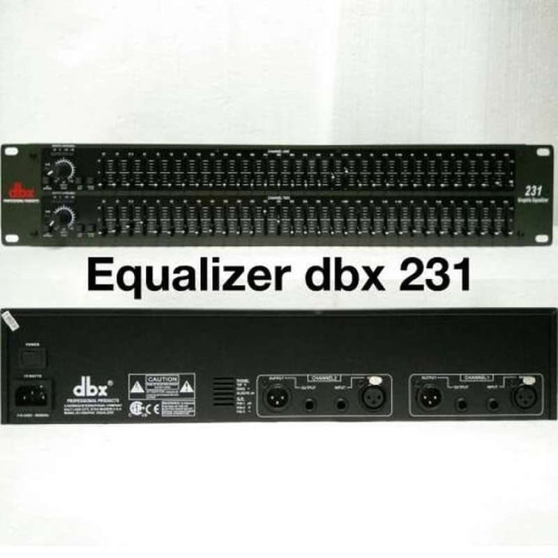 Equalizer dbx 231 plus subwoofer