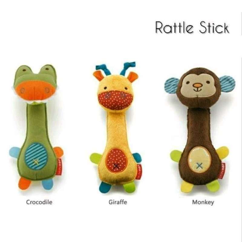 Jual Tokobabyshop Boneka Rattle Stick Squeeze Me Mainan Bayi Lucu Bunyi Krincing Online September 2020 Blibli Com