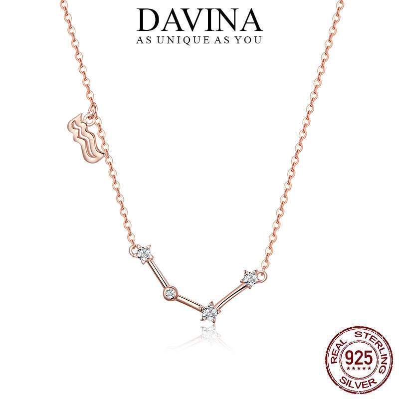 Promo Kalung Perak Aquarius DAVINA 