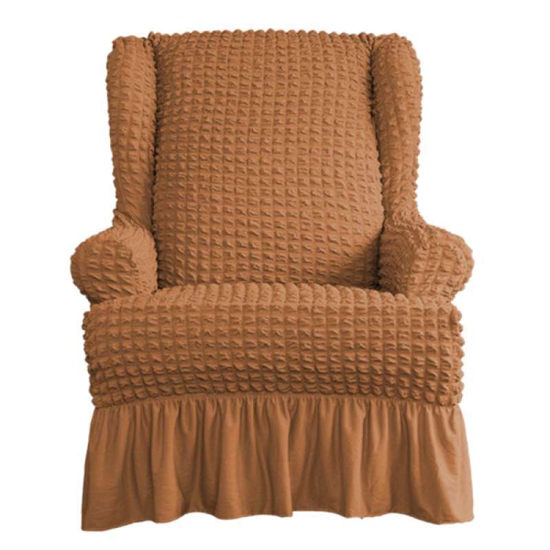 Jual Stretch Seersucker Wingback Armchair Cover Couch Slipcover Dustproof Cover Online November 2020 Blibli Com