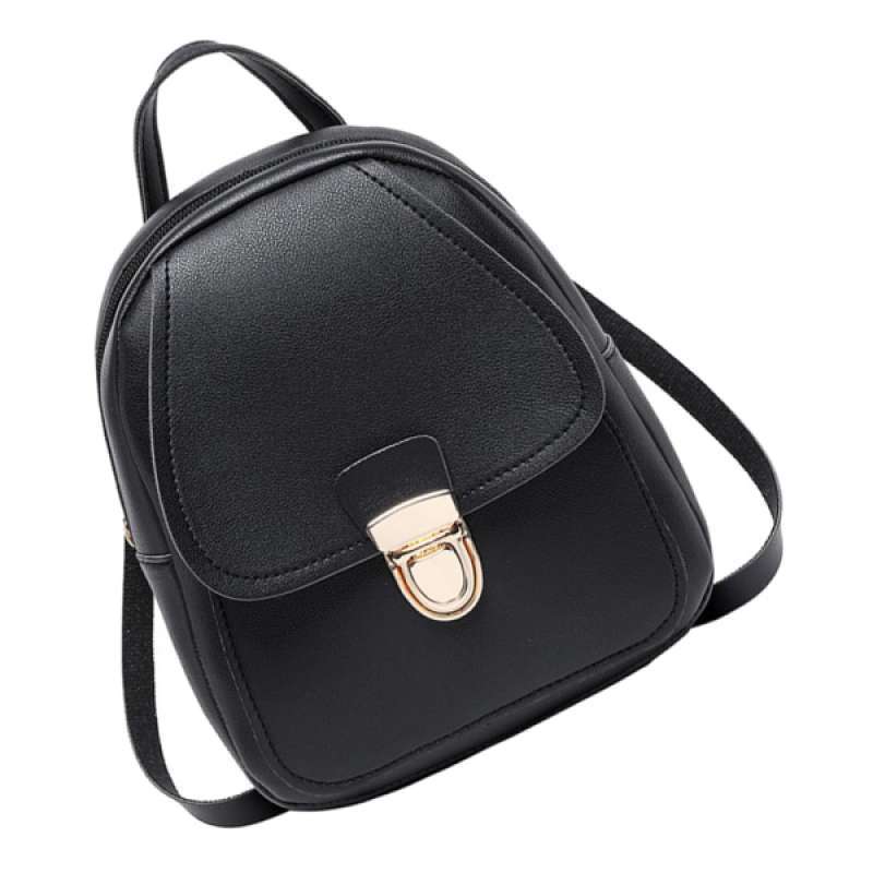 school bag leather black
