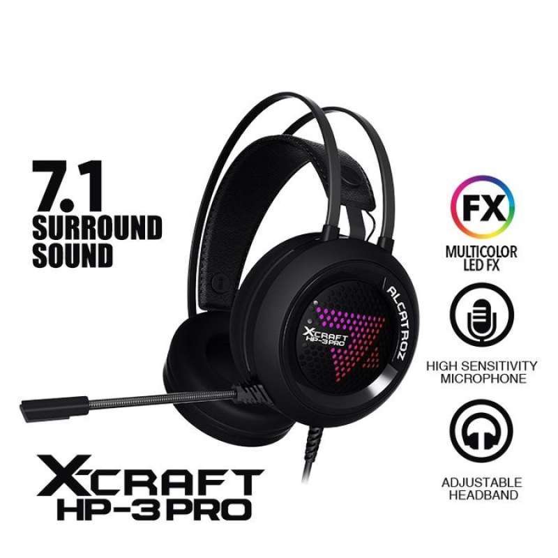 Jual Alcatroz Gaming Headset 7 1 X Craft Hp 3 Pro Online Desember 2020 Blibli