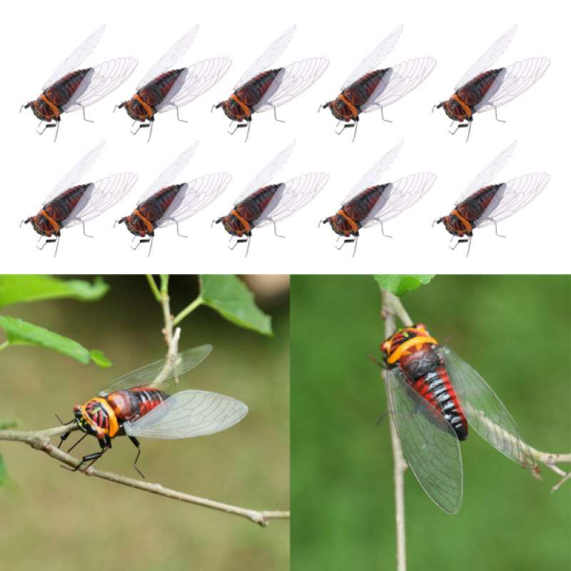 Handcraft Insect Ornament Lifelike Insect Figurines Garden Lawn Decoration 