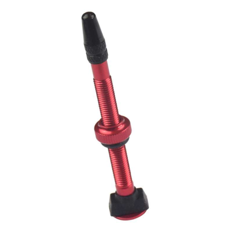 red tubeless tires