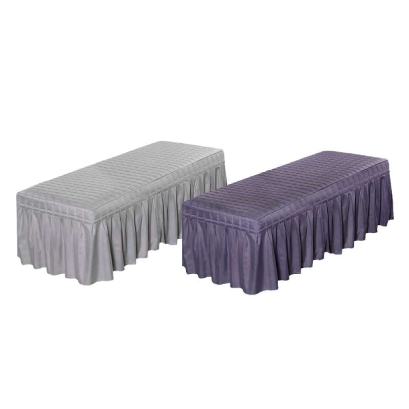 Jual 2x Cosmetic Linen Massage Table Skirt Beauty Bed Sheet Cover With Bedskirt 2 Colors 2 Sizes Online September 2020 Blibli Com