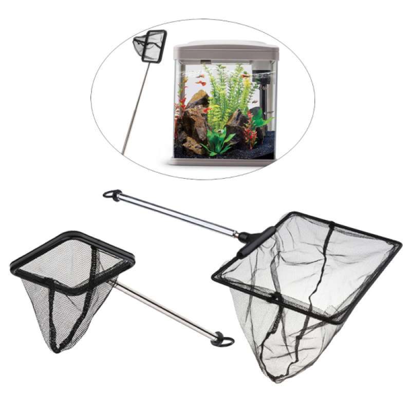 Jual 2x Small Aquarium Fish Net With Extendable Long Handle For Betta Fish  Tank Di Seller Homyl - Shenzhen, Indonesia