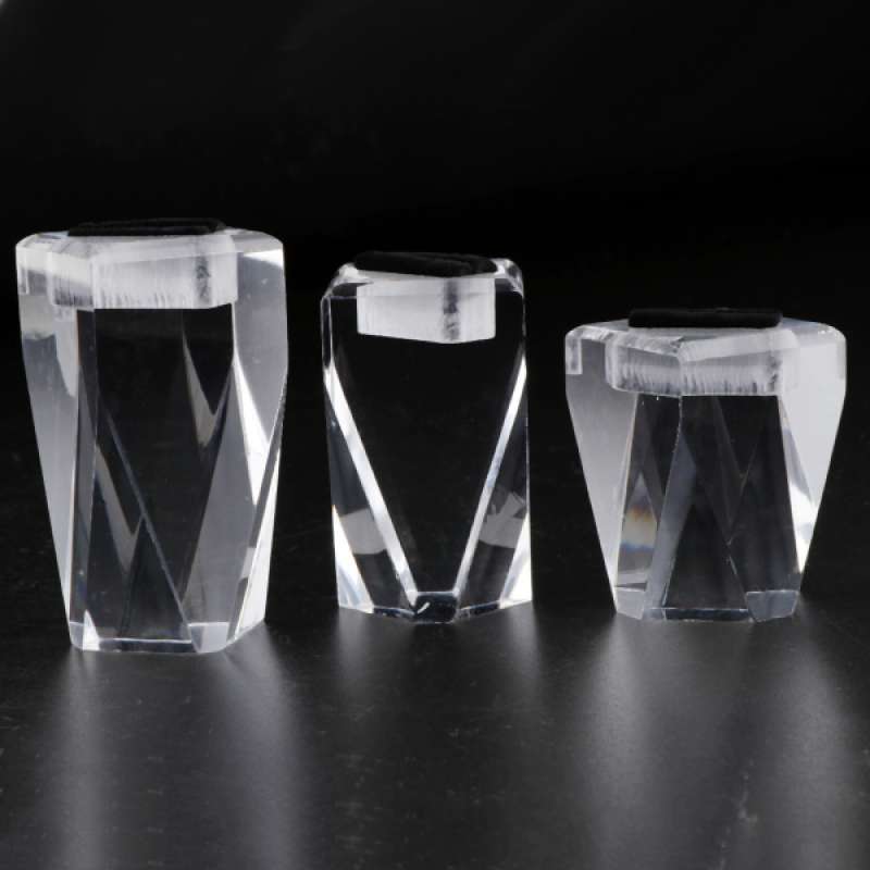Jual 3pcs Set Modern Jewelry Displays For Show Ring Holder Clear Acrylic Showcase Online Desember 2020 Blibli