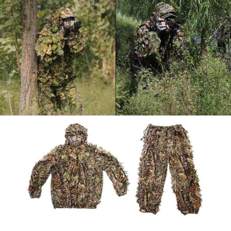 Jual Kid Adult Ghillie Suit Jungle Woodland Hunting Tactical Camouflage Leafy Clothes Online Februari 2021 Blibli