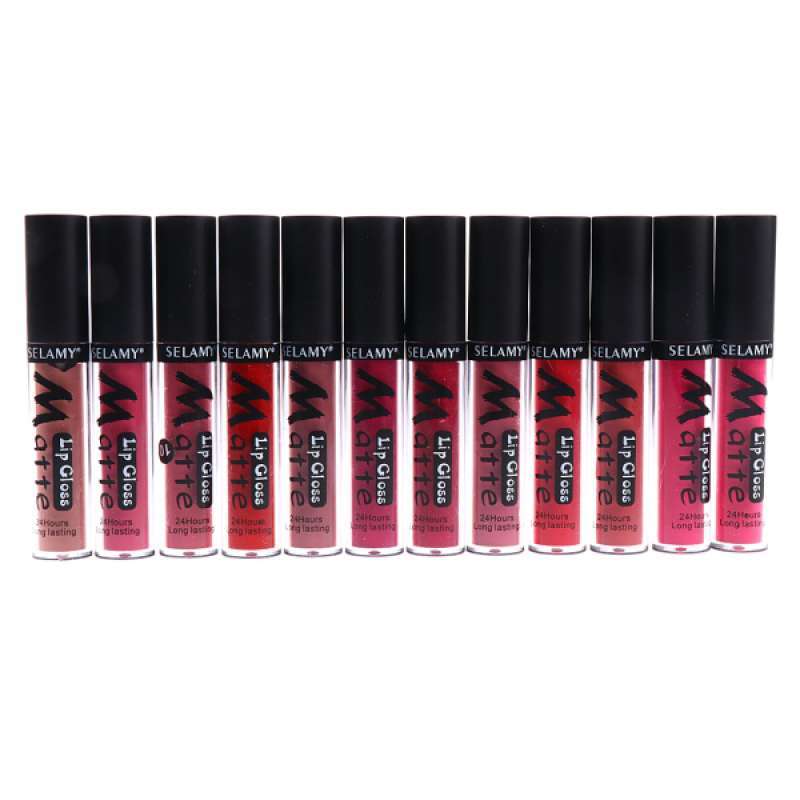 Jual 12 Colors Natural Moisture Cosmetic Matte Makeup Lip Gloss Liquid Lipstick Online Desember 2020 Blibli
