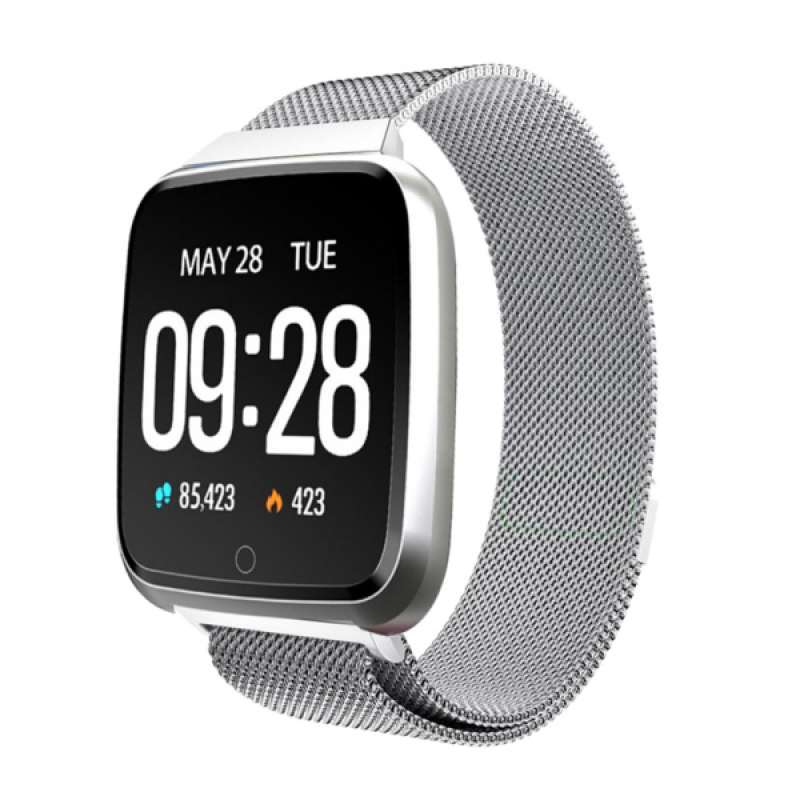 Smart watch with steel bracelet clearance