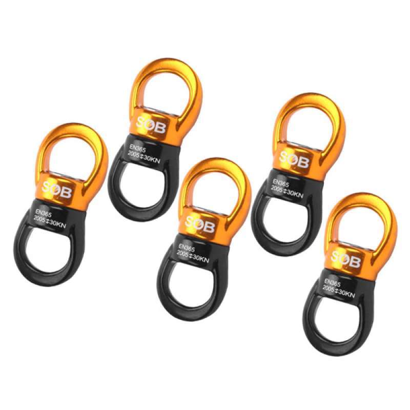 5Pcs Swivel Rotor Rotational Swing Swivel for Hanging Hammock Mountaineering 