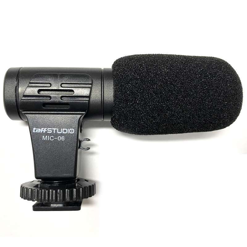 taffstudio camera dslr shotgun microphone 3 5mm mic 06 black