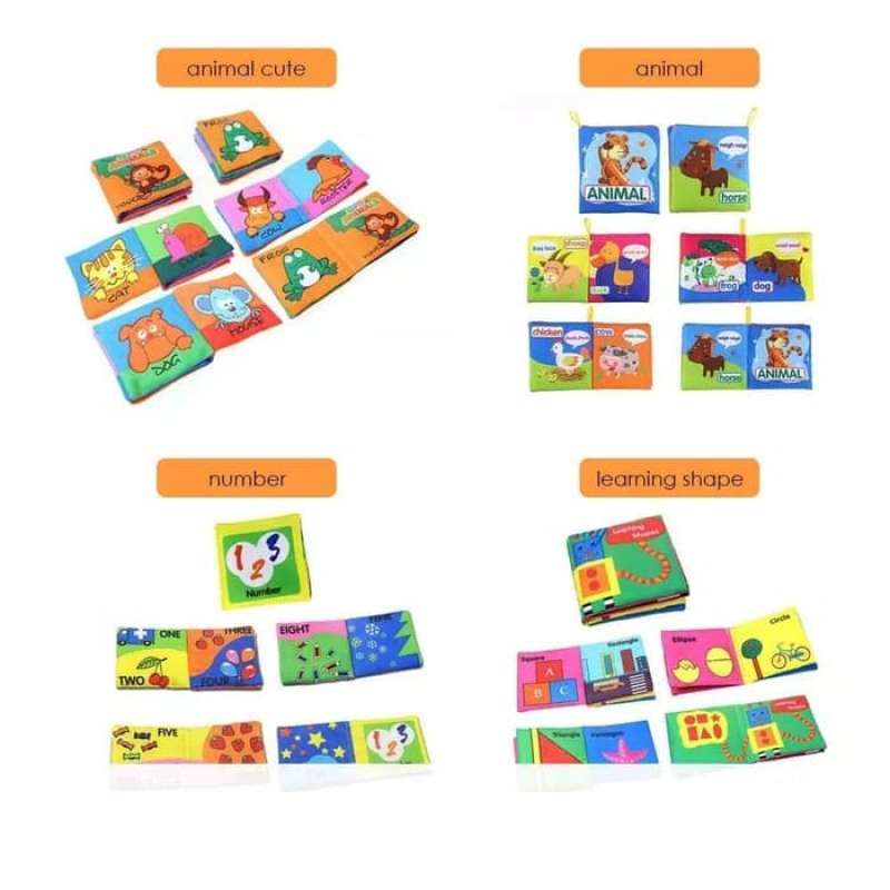 Jual Cloth Book Buku Bantal Bayi Buku Cerita Bayi Bahan Kain Anak Cute Animal Online November 2020 Blibli Com