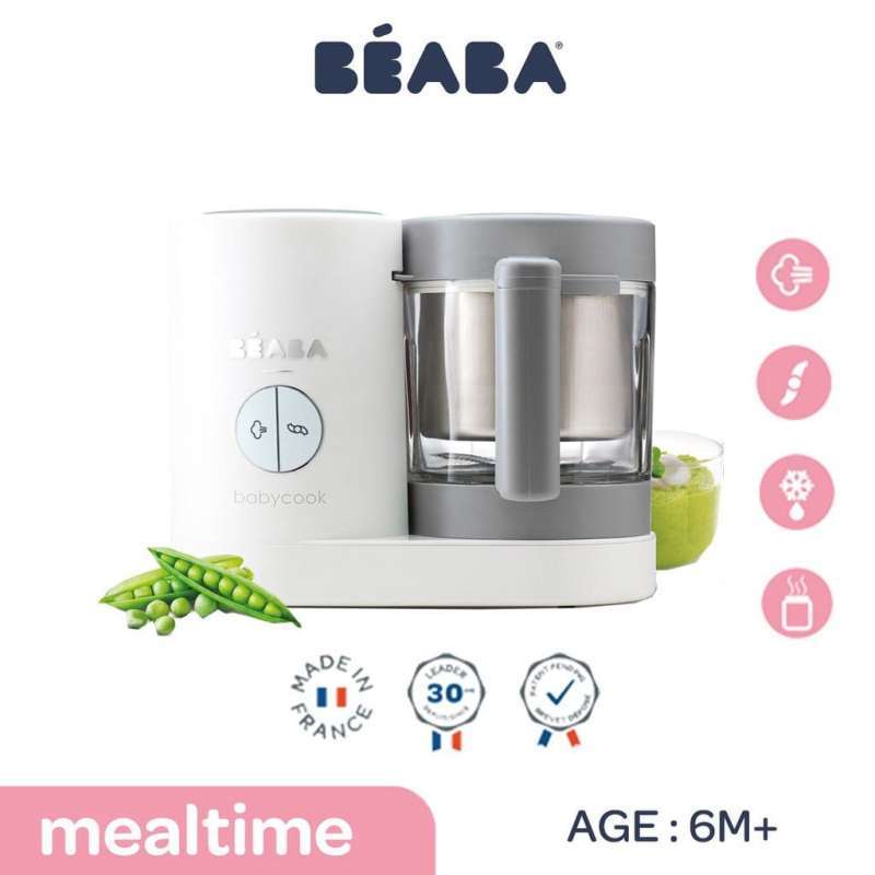 BEABA BABYCOOK NEO BLENDER MPASI LIGHT GREY
