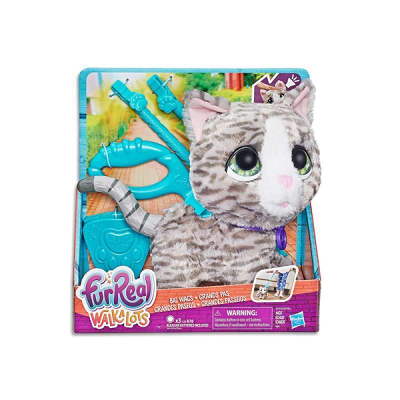 fur real grey cat