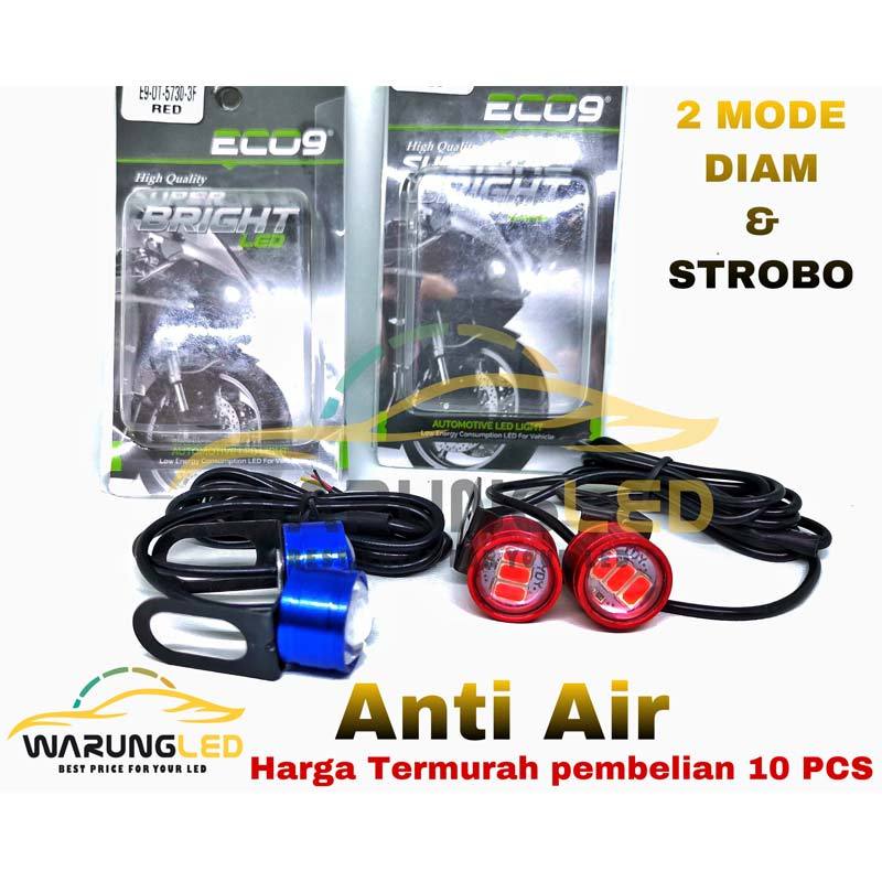 Jual Luminos Drl Mata Elang Mode Kedip Strobo Eco 9 Lampu Led Online Januari 2021 Blibli