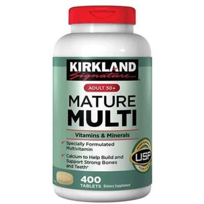 Jual Kirkland Mature Multi Multivitamin For Adult 50 Isi 400 Tablet Online Desember 2020 Blibli