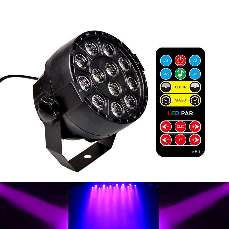 Jual Bleufonce Lampu Sorot Led Par Light Dekorasi Ruangan Dengan Remote Control Hy W0712 Black Online Desember 2020 Blibli