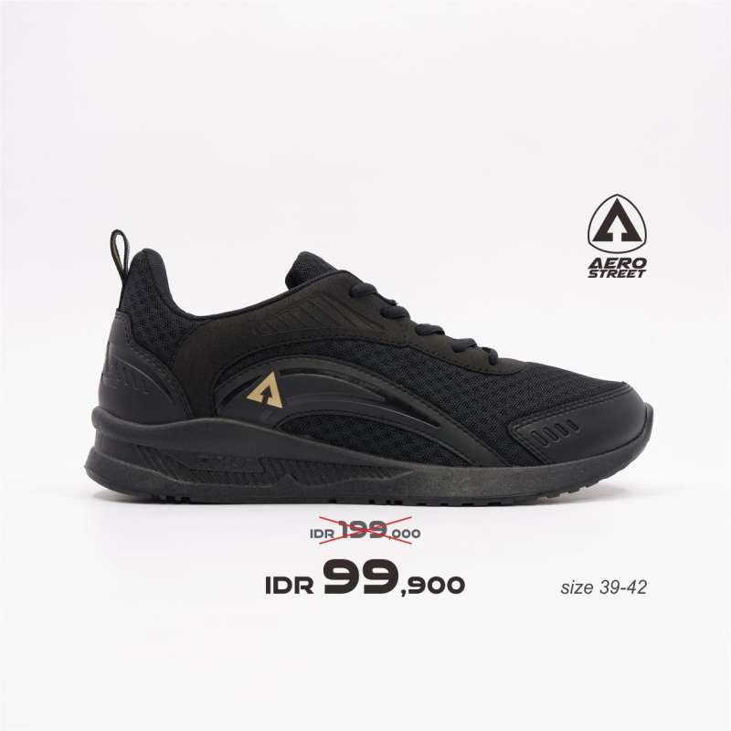 Jual Aerostreet 39 42 Leopard Hitam Emas Sepatu Sneakers Casual Sport Sekolah Pria Wanita Aero Street Online November 2020 Blibli