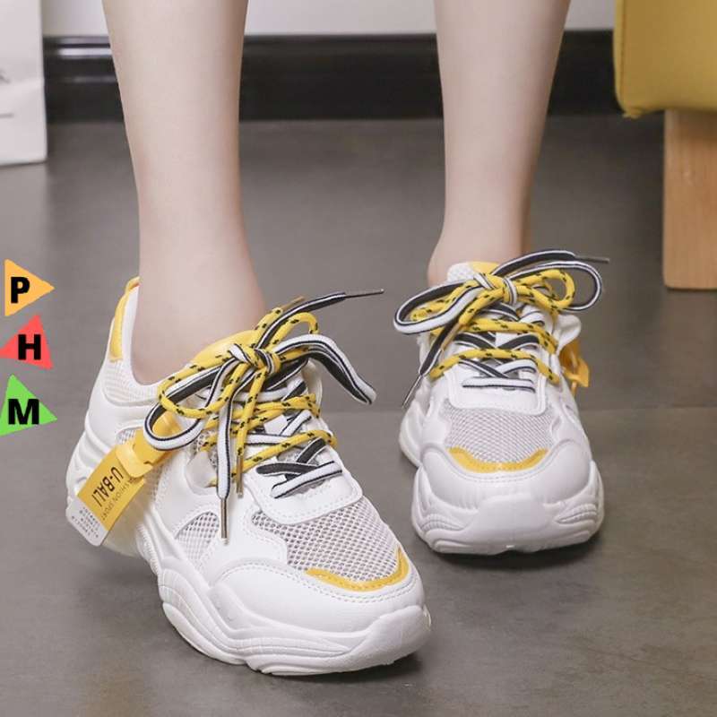 Jual Phm Shoes Phm802 Sepatu Sneakers Wanita Korea Import Sepatu Olahraga Wanita Sepatu Lari Online Oktober 2020 Blibli Com