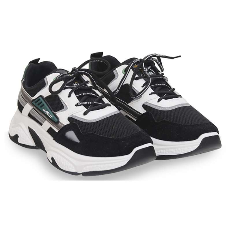 Designer Sneakers Green And Black Prada Sneakers Hamlin Anando