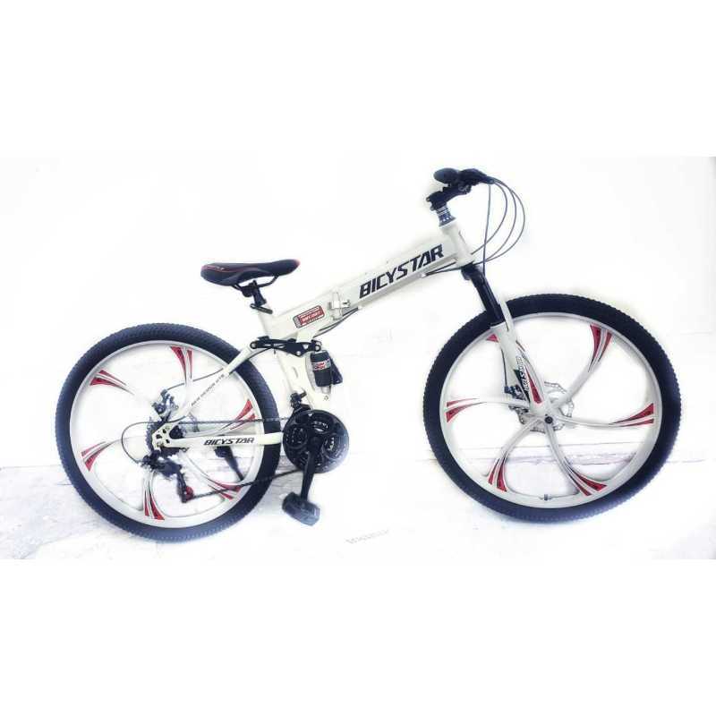 Original Sepeda Gunung Lipat MTB White 