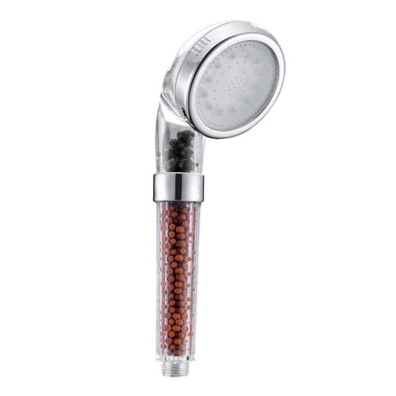 modern 7 color led shower head 2 5 swivel ball joint flow spray hand held