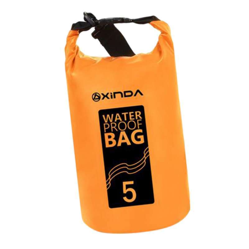 WATERPROOF DRY BAG STORAGE POUCH CANOE KAYAK CAMPING CYCLING Orange Red 20L 
