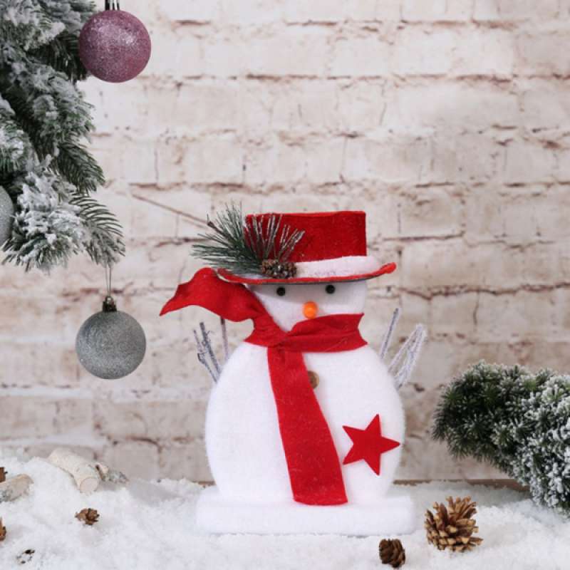 Jual 1x Lifelike Foam Snowman Christmas Tree Decorations Mini Santa Figurines Online November 2020 Blibli Com