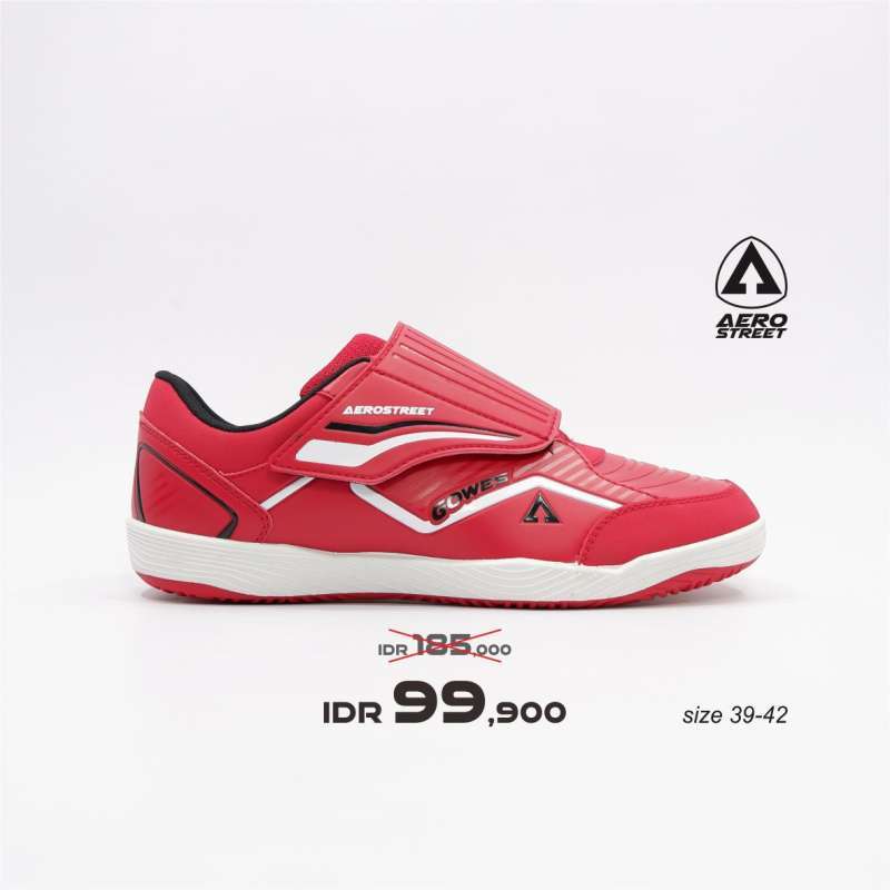 Jual Aerostreet 39 42 Gowes V Merah Putih Sepatu Sneakers Casual Sport Sekolah Pria Wanita Aero Street Online Oktober 2020 Blibli Com