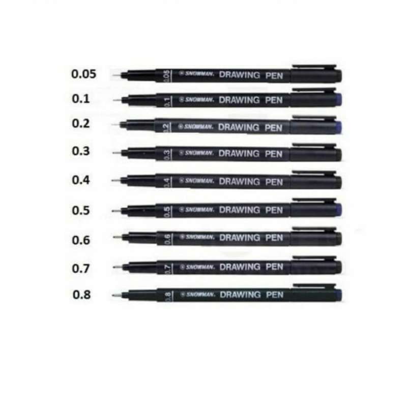 Snowman discount drawing pen