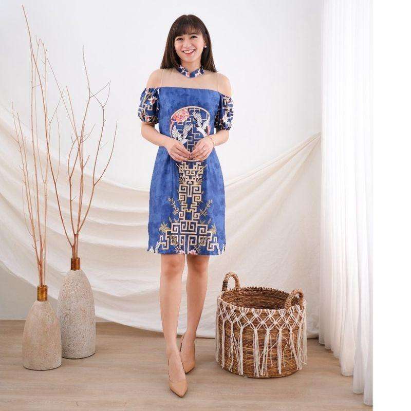 Dress online batik cheongsam