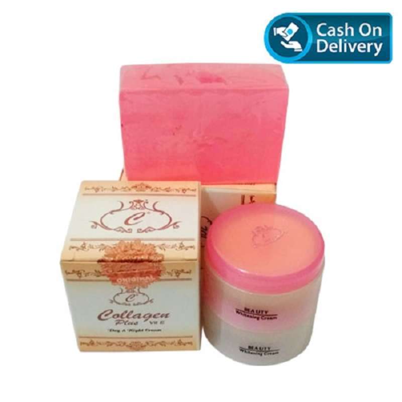 Jual Paket Cream Collagen Original Cream Siang Malam Dan Sabun 701 Murah Mei 2021 Blibli