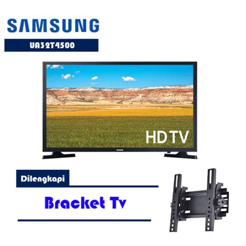 samsung ua 32t 4500 led tv 32 inch smart tv dilengkapi bracket ht 001