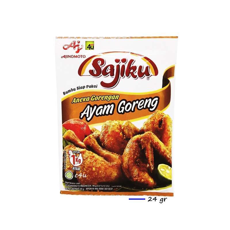 Jual Sajiku Bumbu Instan Ayam Goreng 24 Gr Sachet Aneka Gorengan Online Januari 2021 Blibli