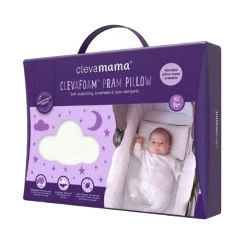 Clevamama Baby Clevafoam® Pram Pillow Bantal Bayi Bulan