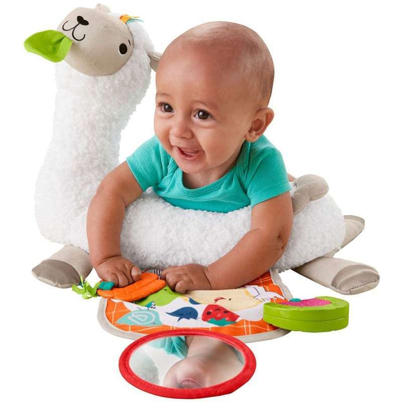 fisher price grow with me tummy time llama