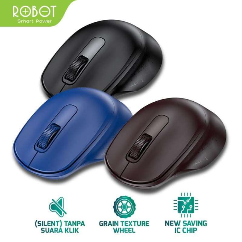Jual Robot M312 2 4g Wireless Mouse Silent Key 1600dpi 500hz Original Online November 2020 Blibli
