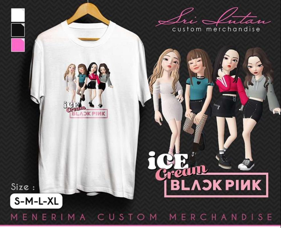 Jual Kaos Blackpink Zepeto Ice Cream Premium Cotton Combed 30 S Online Februari 2021 Blibli