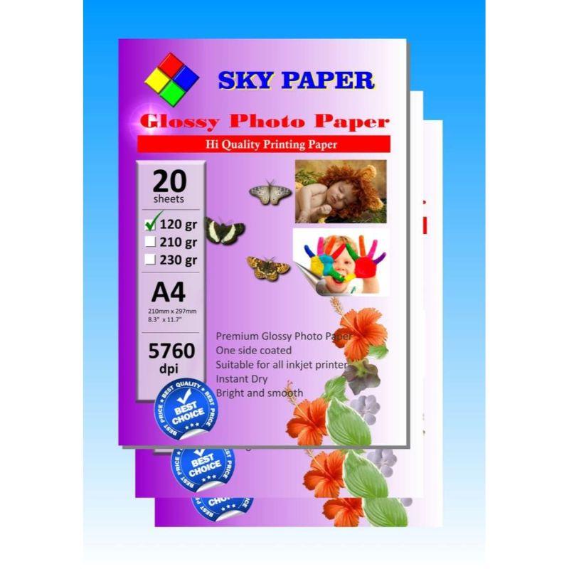 Promo photo paper photopaper kertas foto glossy tipis 120gr ...