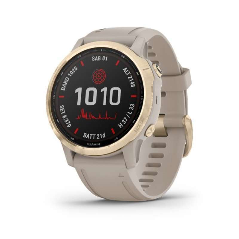 Jual Garmin Fenix 6s Pro Solar Light Gold Online Januari 2021 Blibli