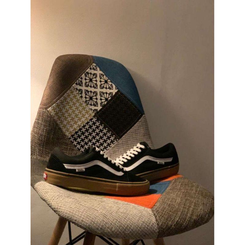 vans old skool pro black gum