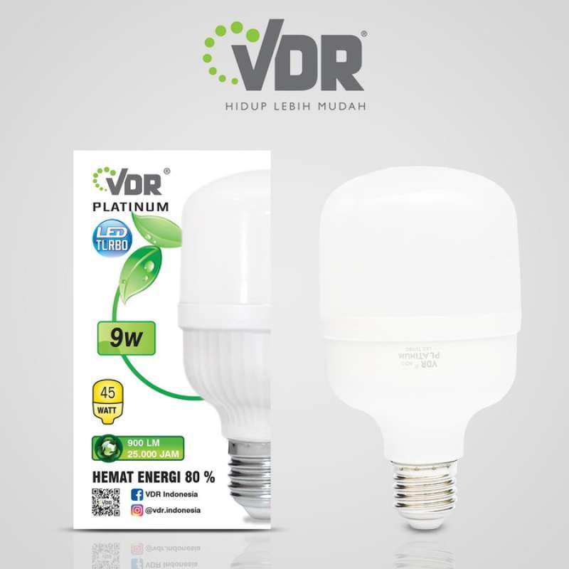 Jual Lampu Vdr Platinum Turbo Led Kapsul 9 Watt Putih King Jay Murah Mei 2021 Blibli